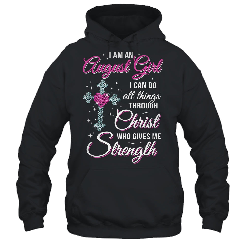 August shop girl hoodie