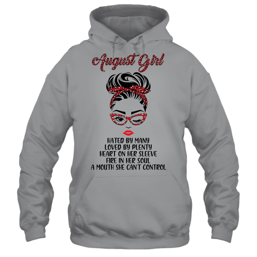 August Girl Hated By Many Loved By Plenty Leopard Women T-Shirt & Tank Top | Teecentury.com