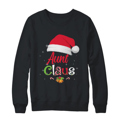 Aunt Claus Santa Christmas Matching Family Pajama Funny T-Shirt & Sweatshirt | Teecentury.com