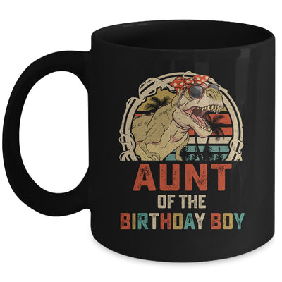Aunt Dinosaur Of The Birthday Boy Matching Family Mug | teecentury