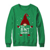 Aunt Gnome Buffalo Plaid Matching Christmas Pajama Gift T-Shirt & Sweatshirt | Teecentury.com