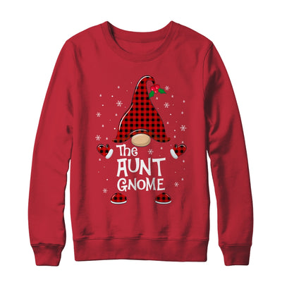 Aunt Gnome Buffalo Plaid Matching Christmas Pajama Gift T-Shirt & Sweatshirt | Teecentury.com