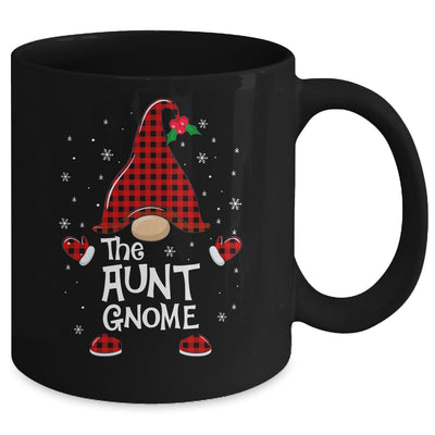 Aunt Gnome Buffalo Plaid Matching Christmas Pajama Gift Mug Coffee Mug | Teecentury.com