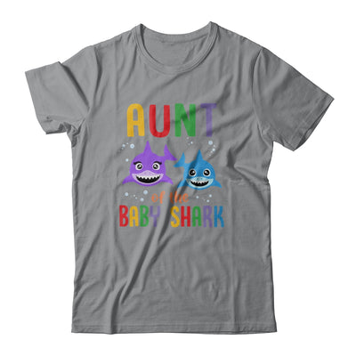 Aunt Of The Baby Shark Birthday Aunt Shark T-Shirt & Hoodie | Teecentury.com