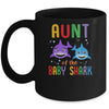Aunt Of The Baby Shark Birthday Aunt Shark Mug Coffee Mug | Teecentury.com