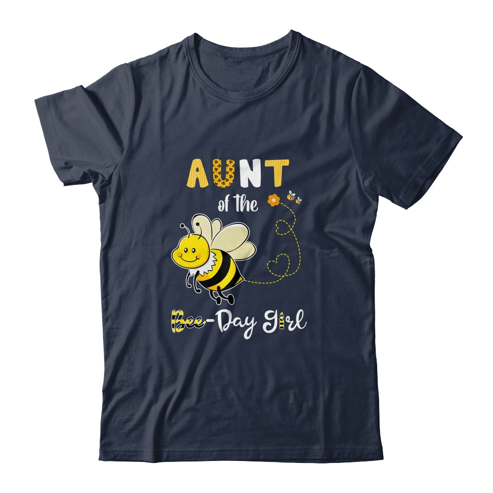 Aunt Of The Bee Birthday Girl Family Matching T-Shirt & Hoodie | Teecentury.com