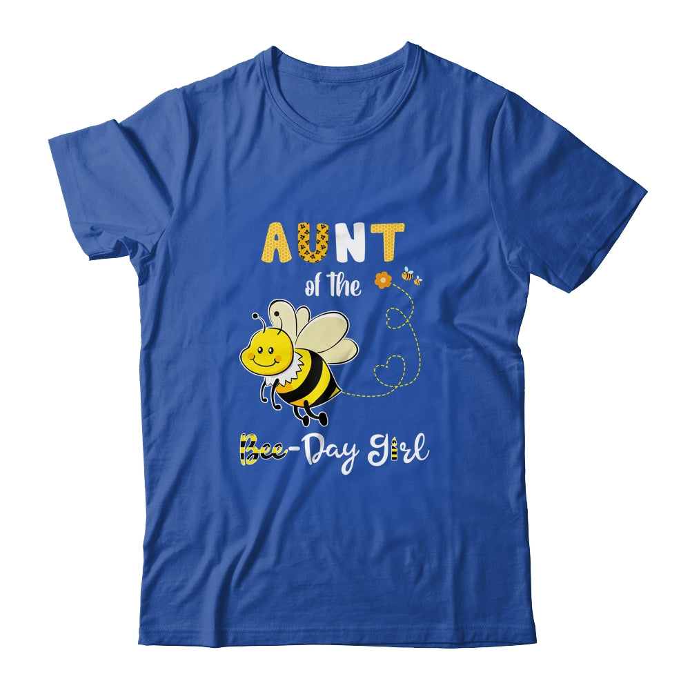 Aunt Of The Bee Birthday Girl Family Matching T-Shirt & Hoodie | Teecentury.com