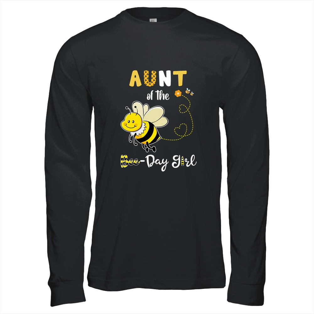Aunt Of The Bee Birthday Girl Family Matching T-Shirt & Hoodie | Teecentury.com