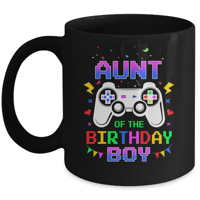 Aunt Of The Birthday Boy Video Gamer Mug Coffee Mug | Teecentury.com