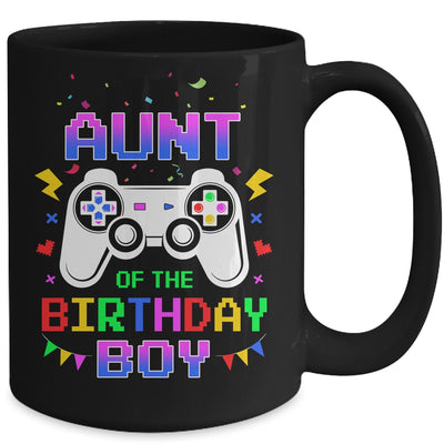 Aunt Of The Birthday Boy Video Gamer Mug Coffee Mug | Teecentury.com