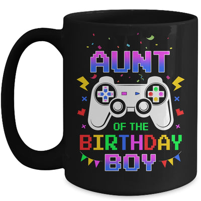 Aunt Of The Birthday Boy Video Gamer Mug Coffee Mug | Teecentury.com