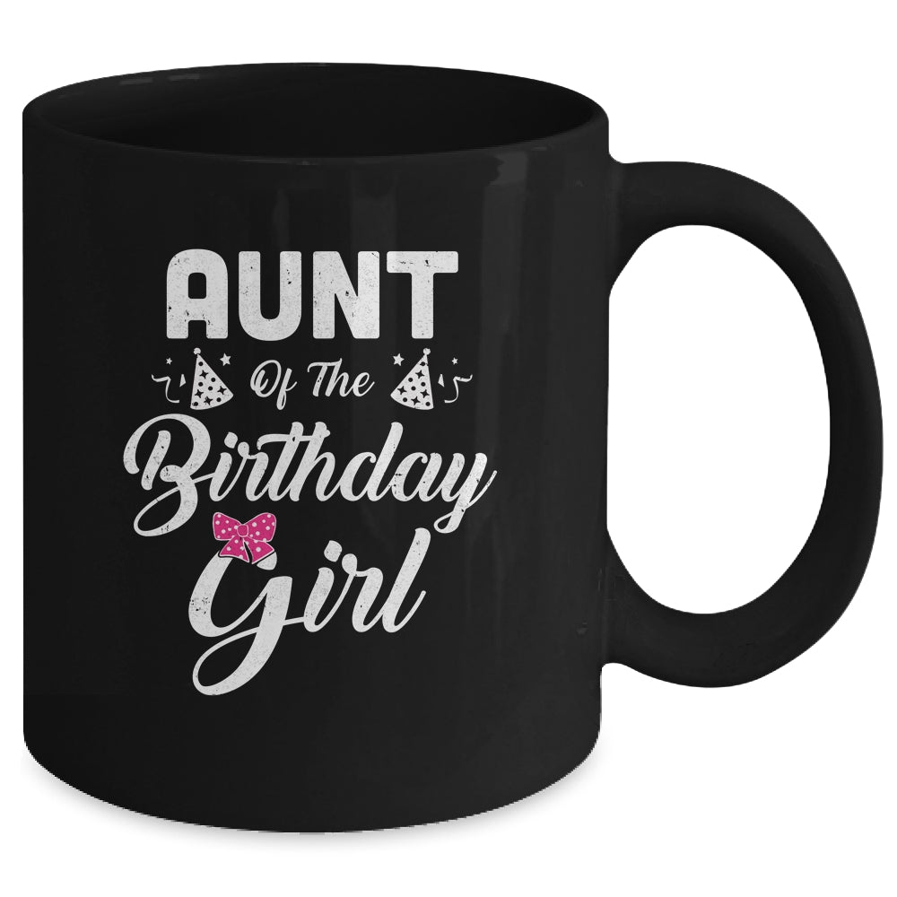 Aunt Of The Birthday Girl Niece Matching Family For Aunt Mug Coffee Mug | Teecentury.com