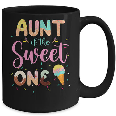 Aunt Of The Sweet One Ice Cream 1st First Birthday Family Mug | teecentury