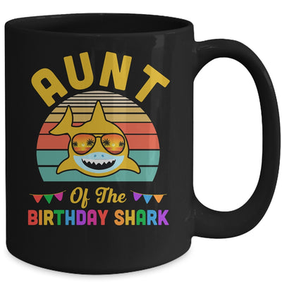 Aunt of the Shark Birthday Aunt Matching Family Mug | teecentury