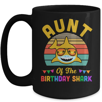 Aunt of the Shark Birthday Aunt Matching Family Mug | teecentury