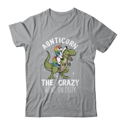 Aunticorn Crazy Aunt Auntie Aunt T-Rex Unicorn T-Shirt & Tank Top | Teecentury.com