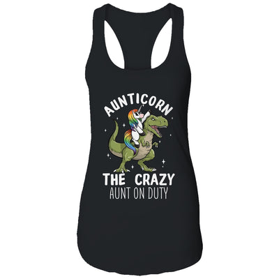 Aunticorn Crazy Aunt Auntie Aunt T-Rex Unicorn T-Shirt & Tank Top | Teecentury.com