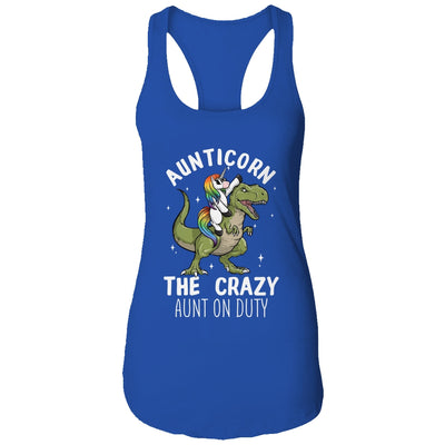 Aunticorn Crazy Aunt Auntie Aunt T-Rex Unicorn T-Shirt & Tank Top | Teecentury.com