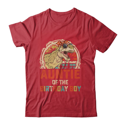 Auntie Dinosaur Of The Birthday Boy Matching Family Shirt & Hoodie | teecentury