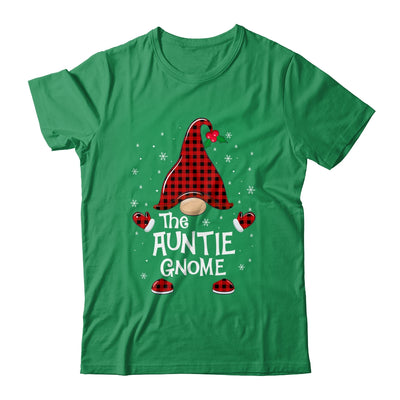 Auntie Gnome Buffalo Plaid Matching Christmas Pajama Gift T-Shirt & Sweatshirt | Teecentury.com