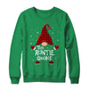 Auntie Gnome Buffalo Plaid Matching Christmas Pajama Gift T-Shirt & Sweatshirt | Teecentury.com