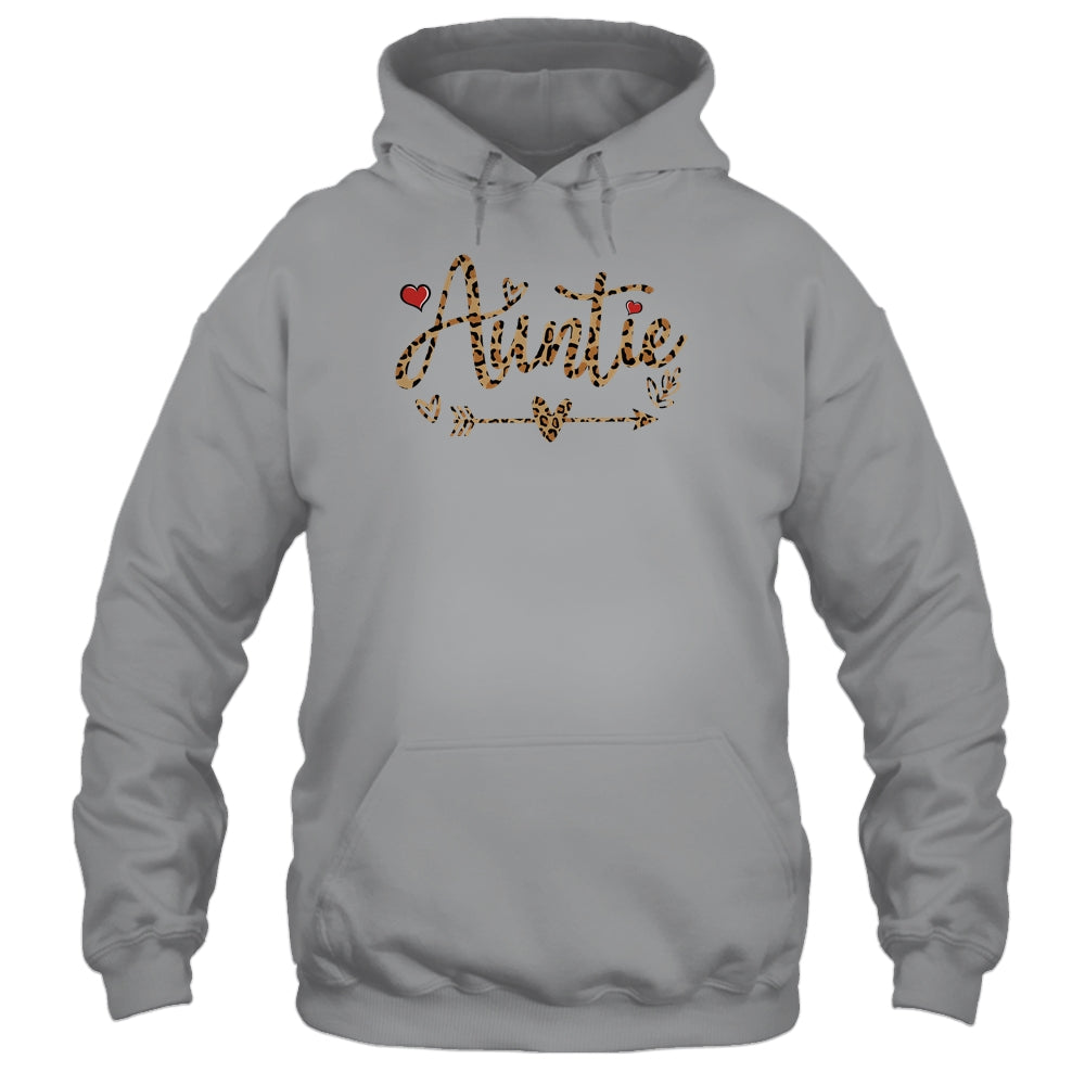 Auntie Leopard Aunt New Auntie First Time Gifts T-Shirt & Tank Top | Teecentury.com