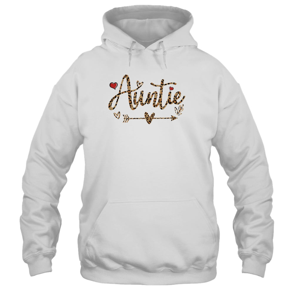 Auntie Leopard Aunt New Auntie First Time Gifts T-Shirt & Tank Top | Teecentury.com