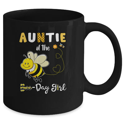 Auntie Of The Bee Birthday Girl Family Matching Mug Coffee Mug | Teecentury.com