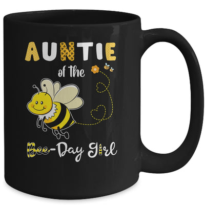 Auntie Of The Bee Birthday Girl Family Matching Mug Coffee Mug | Teecentury.com