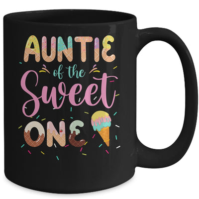 Auntie Of The Sweet One Ice Cream 1st First Birthday Family Mug | teecentury