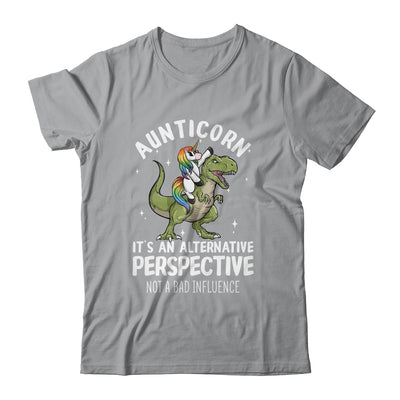 Auntie Unicorn Not Bad Influence Aunt T-Rex Aunticorn T-Shirt & Tank Top | Teecentury.com