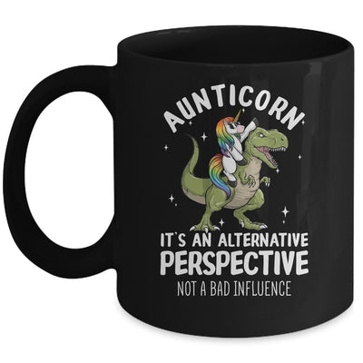 Auntie Unicorn Not Bad Influence Aunt T-Rex Aunticorn Mug Coffee Mug | Teecentury.com