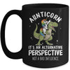 Auntie Unicorn Not Bad Influence Aunt T-Rex Aunticorn Mug Coffee Mug | Teecentury.com