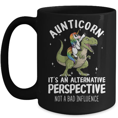 Auntie Unicorn Not Bad Influence Aunt T-Rex Aunticorn Mug Coffee Mug | Teecentury.com