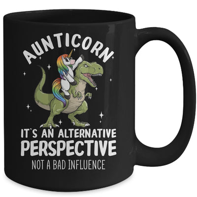 Auntie Unicorn Not Bad Influence Aunt T-Rex Aunticorn Mug Coffee Mug | Teecentury.com