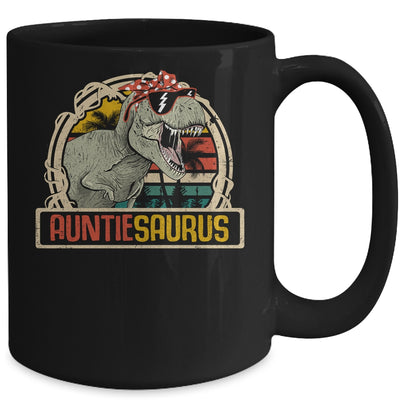 Auntiesaurus T Rex Dinosaur Auntie Saurus Family Matching Mug Coffee Mug | Teecentury.com