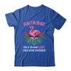 Auntimingo Like An Aunt Only Awesome Floral Flamingo Gift T-Shirt & Hoodie | Teecentury.com