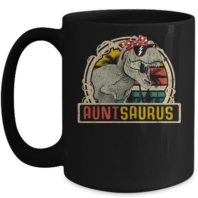 Auntsaurus T Rex Dinosaur Aunt Saurus Family Matching Mug Coffee Mug | Teecentury.com