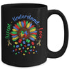 Autism Awareness Accept Understand Love ASD Rainbow Flower Mug | teecentury