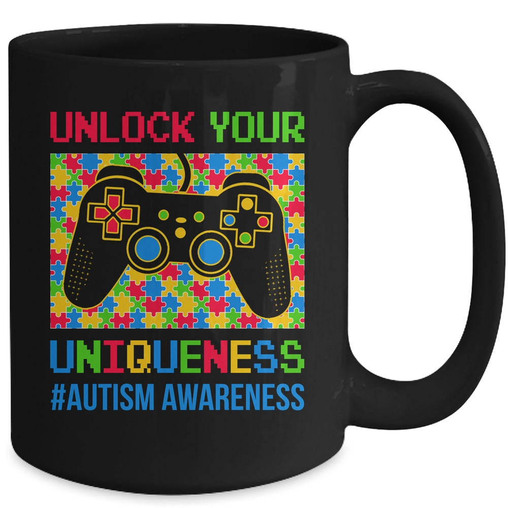Autism Awareness Boys Girls Video Game Controller Gamer Kids Mug | teecentury