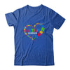 Autism Awareness Heart Puzzle Piece Support Autistic Shirt & Tank Top | teecentury