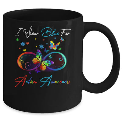 Autism Awareness I Wear Blue For Autism Awareness Mug Coffee Mug | Teecentury.com