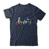 Autism Awareness Love Autism Puzzle Heart ASD Supporter Shirt & Tank Top | teecentury