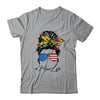 Autism Awareness Mom Life Proud Mom Messy Women Mothers Day T-Shirt & Tank Top | Teecentury.com