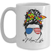 Autism Awareness Mom Life Proud Mom Messy Women Mothers Day Mug Coffee Mug | Teecentury.com