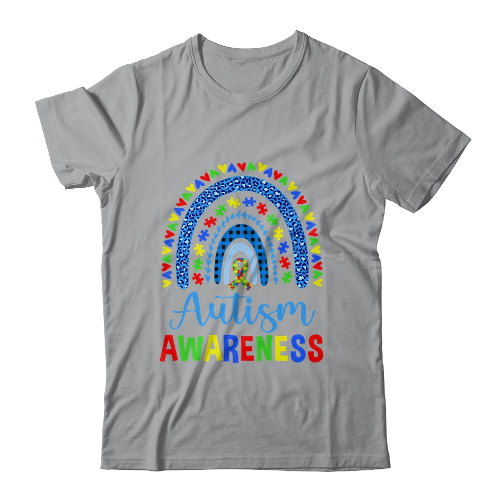 Autism Awareness Month Rainbow Puzzle Autism Awareness Shirt & Hoodie | teecentury