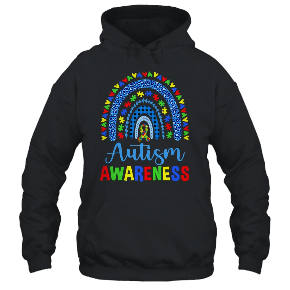 Autism Awareness Month Rainbow Puzzle Autism Awareness Shirt & Hoodie | teecentury