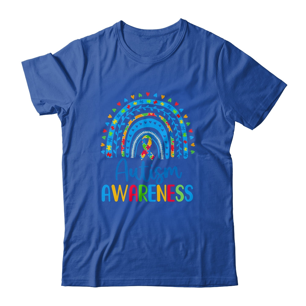 Autism Awareness Rainbow Puzzle Autism Awareness Month Shirt & Hoodie | teecentury