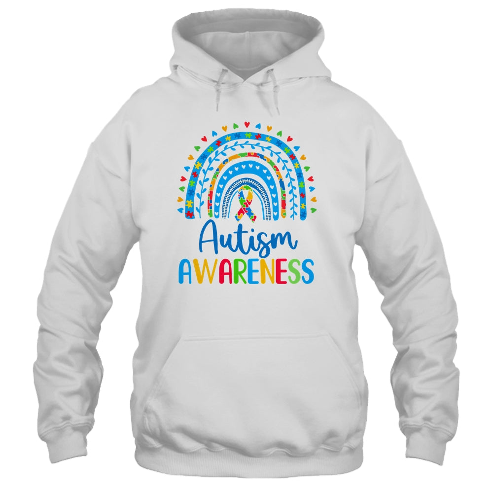Autism Awareness Rainbow Puzzle Autism Awareness Month Shirt & Hoodie | teecentury