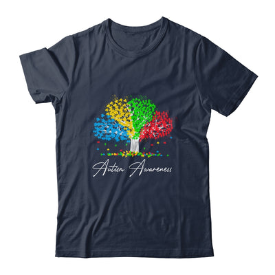 Autism Awareness Rainbow Tree Grow Your Awareness T-Shirt & Hoodie | Teecentury.com